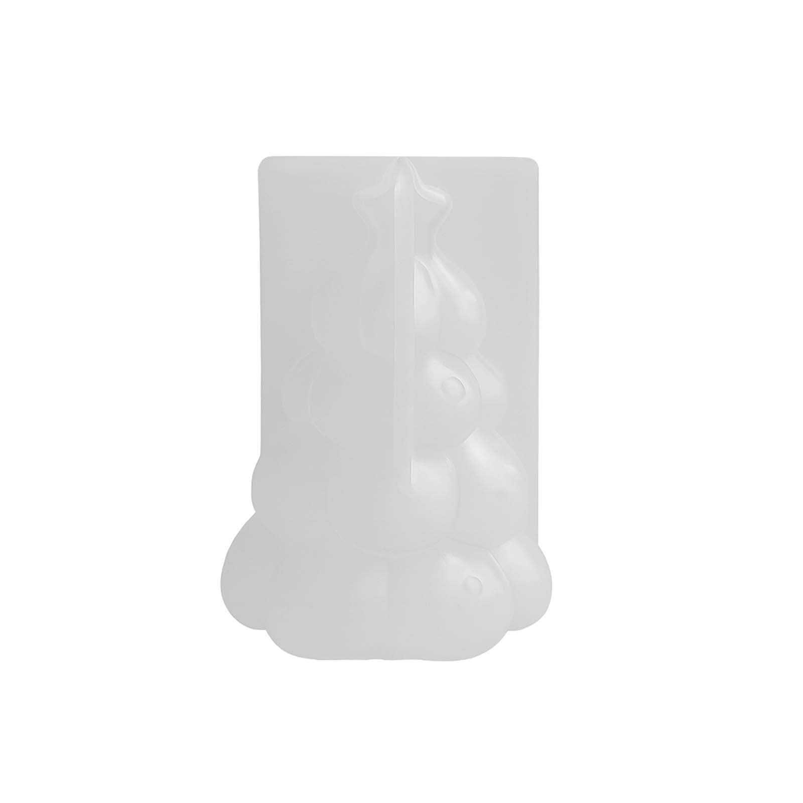 Толстая девочка diy Рождественская елка ароматные свечи силиконовые формы рождественские вечеринки ручные силиконовые формы - Рождественская елка со звездами