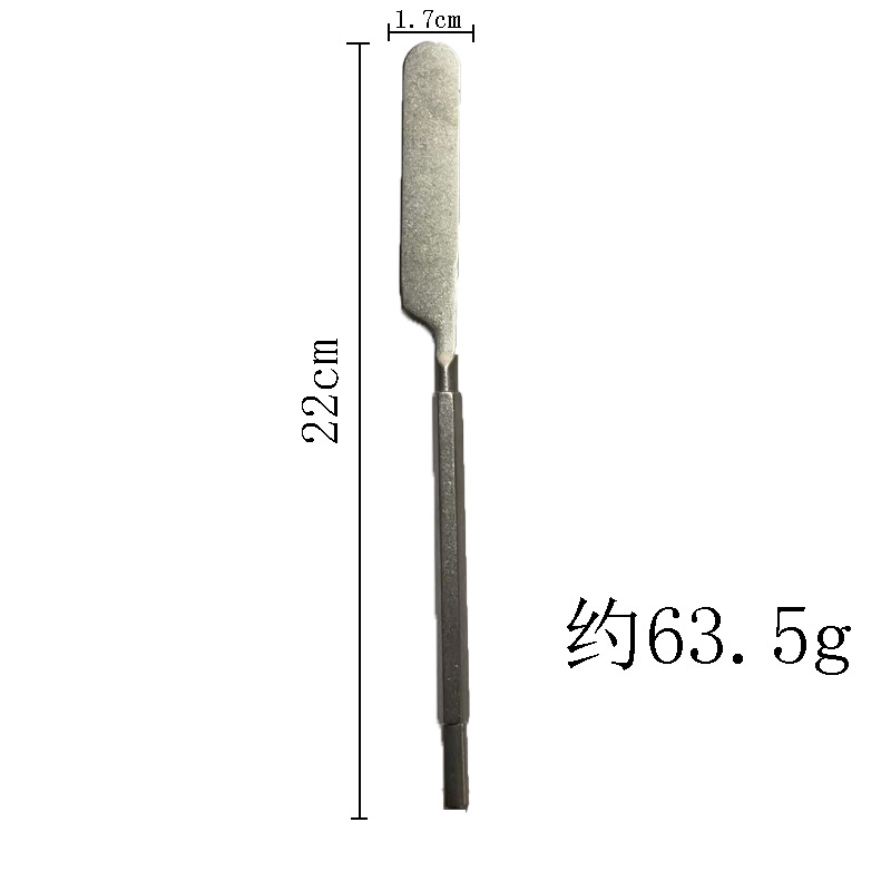 Снежный песок 304 нержавеющая сталь шестиугольная рукоятка нож вилка ложка чайная ложка столовая посуда - Снежный нож