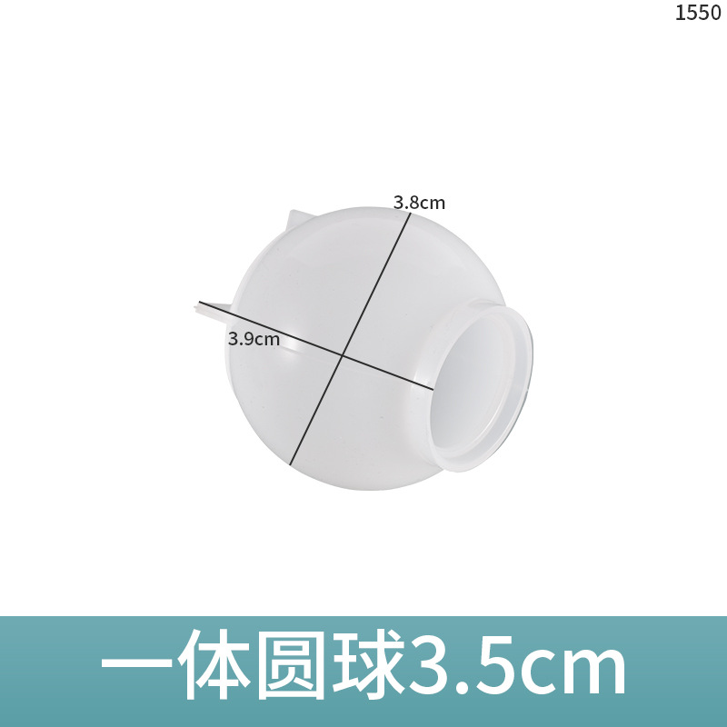 diy кристалл капля шарик форма шар без шлифовки круглый шар геометрический образец маятник силиконовая форма - Шаровая форма 35 мм.