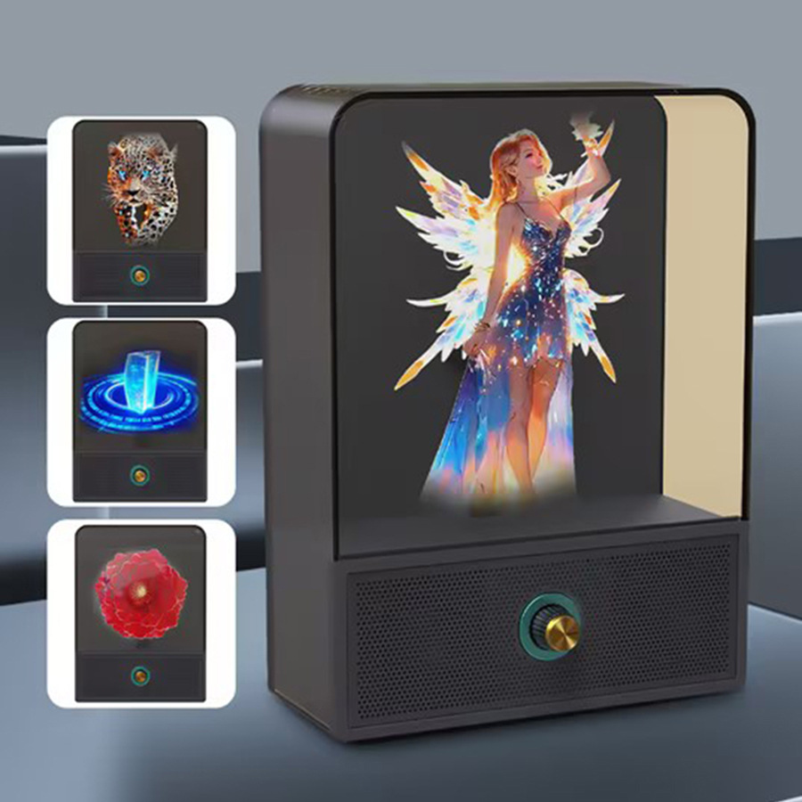 Трансграничные новые 3D голографические мультипликаторы Показать продвинутый стол со стереодинамиком беспроводной Bluetooth динамик настольный звук