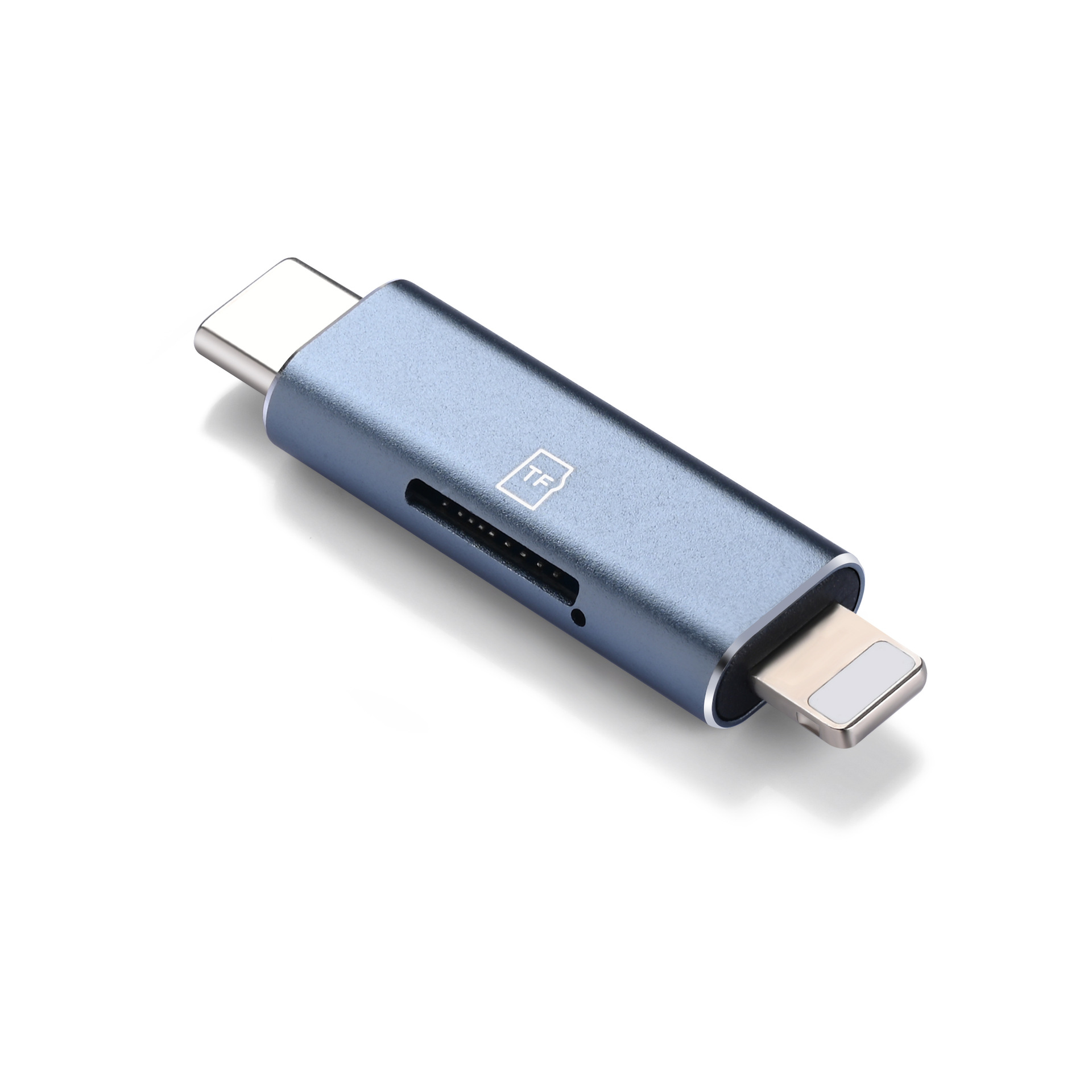 Для чтения карт используется Apple typec Android адаптер TFCard камера дрон компьютер телефон аксессуары подарки - Type - C / Apple General TFCard (со светом)