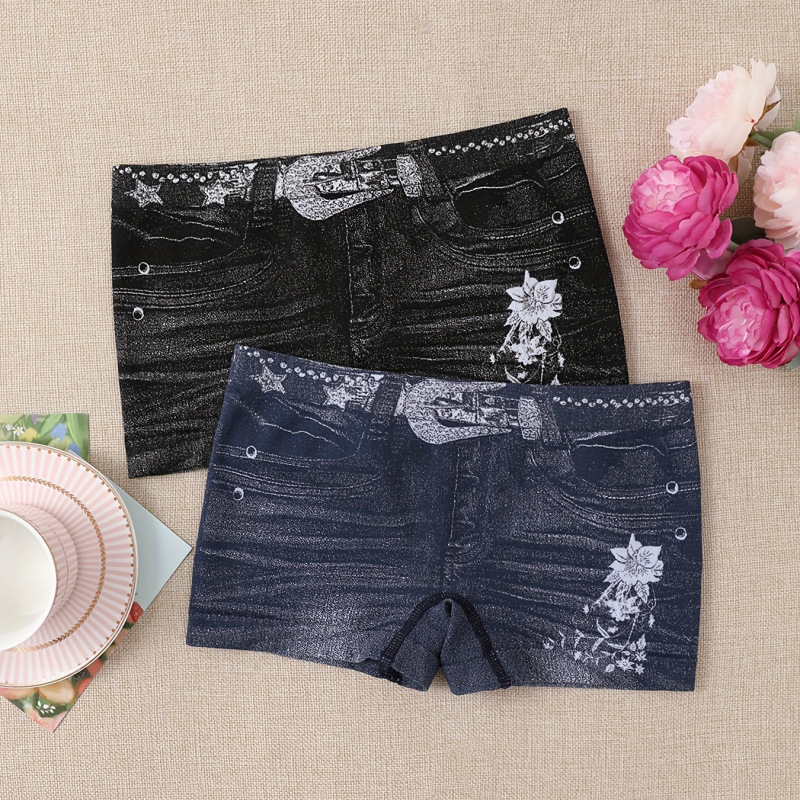 Леди с большим кодом, бесшовная симуляция ковбойских трусиков, надень комфортабельные, воздухопроницаемые брюки с плоским углом, большой размер. - 719 Черный/S (90 - 100 кг)