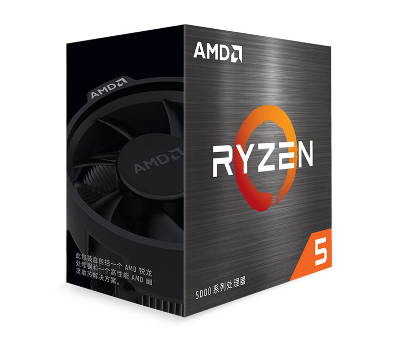 适用于 锐龙 CPU 台式机处理器 R5 5500散片CPU见详情页六核
