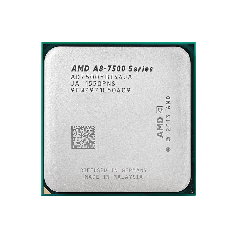 AMD A8 7500 CPU 4 Core 3 ГГц Мудрые частоты 3,7 ГГц FM2 + R7 Видеокарта 65 Вт