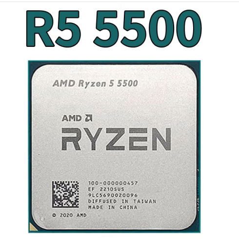 适用AMD锐.龙CPU R5-5500 散片 6核/12线程AM4台式机CPU处理器适