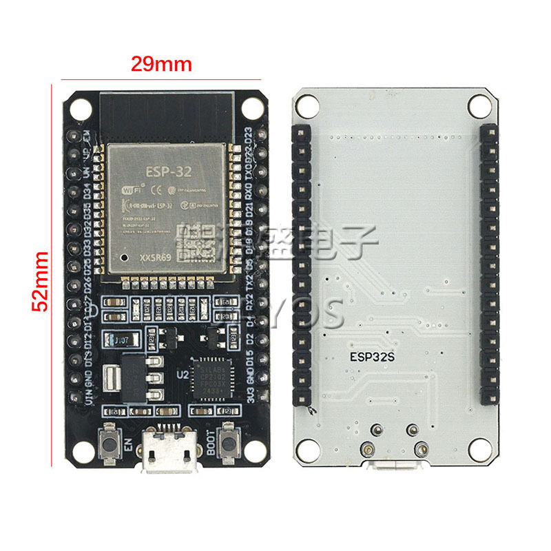 Плата разработки ESP32 Беспроводной WiFi + Bluetooth Двухъядерный CPU Интернет вещей 30P / 38P - ESP32-30PIN