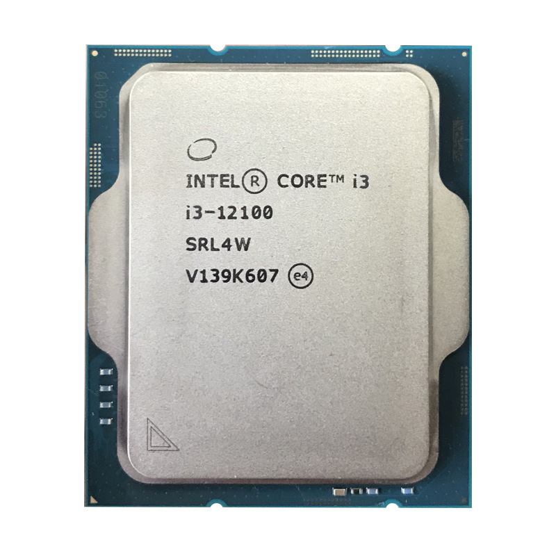 Intel I3 12100 discrete desktop computer processor CPU with core graphics suitable for H610B760