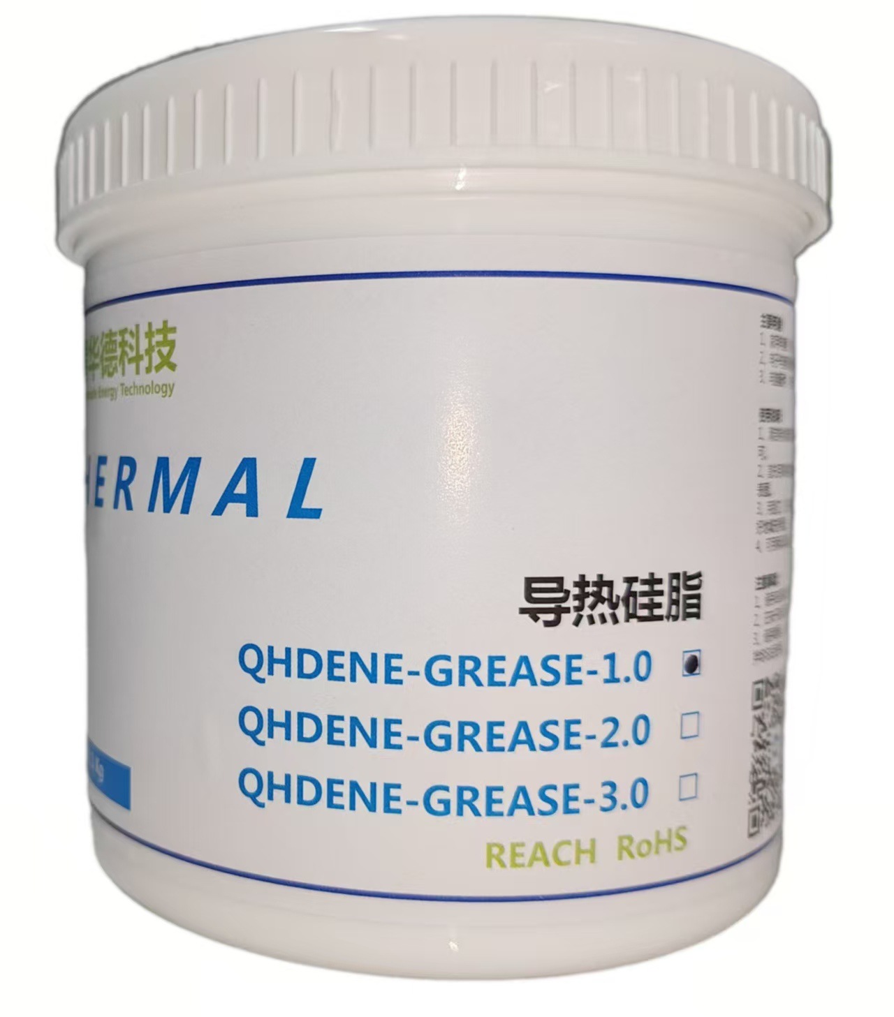 Thermal conductive silicone grease, thermal conductive silicone paste, heat dissipation paste, free sample, thermal conductivity coefficient 1.0 1.5 2.0 3 - QHDENE-GREASE-1.0