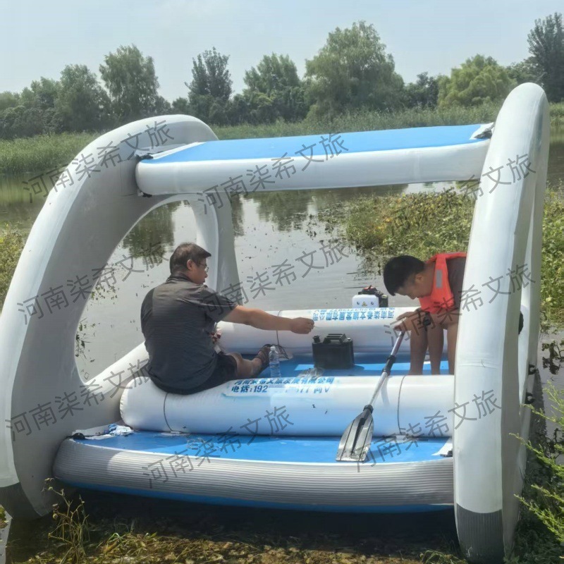 便携式充气船水上娱乐设备休闲钓鱼景区游艇方便安全6个独立气室 - 3米大款（热销）