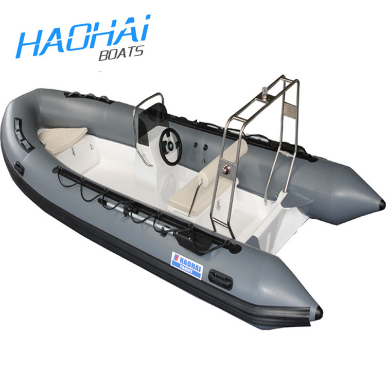 浩海游艇厂家直供RIB520A5.2米8人用玻璃钢充气船橡皮艇冲锋舟 - 1.2mmPVC