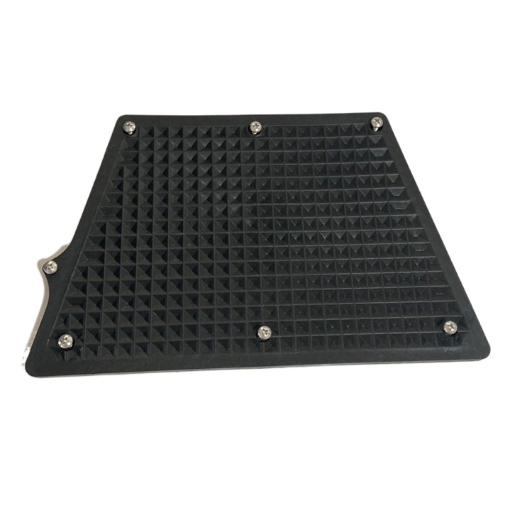 充气船皮划艇游艇橡皮艇冲锋舟船用塑料配件方格梯形板 - 黑色送螺丝