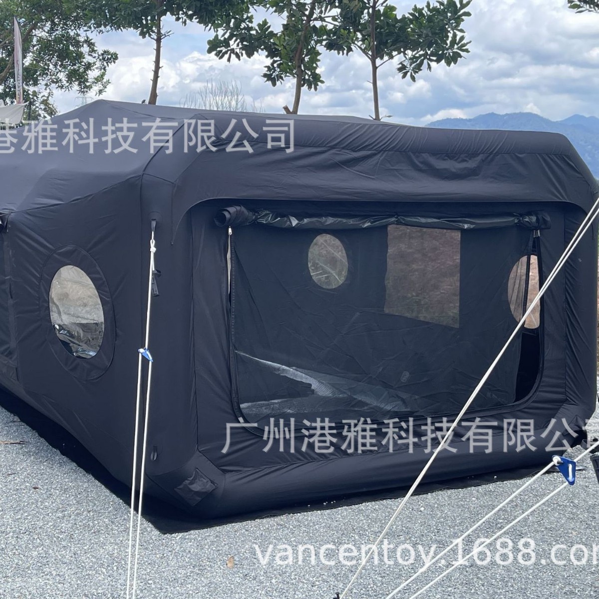 跨境太空舱充气帐篷轻量化户外露营便携式加厚防雨野外过夜速开 - 15cm 太空舱专用材料