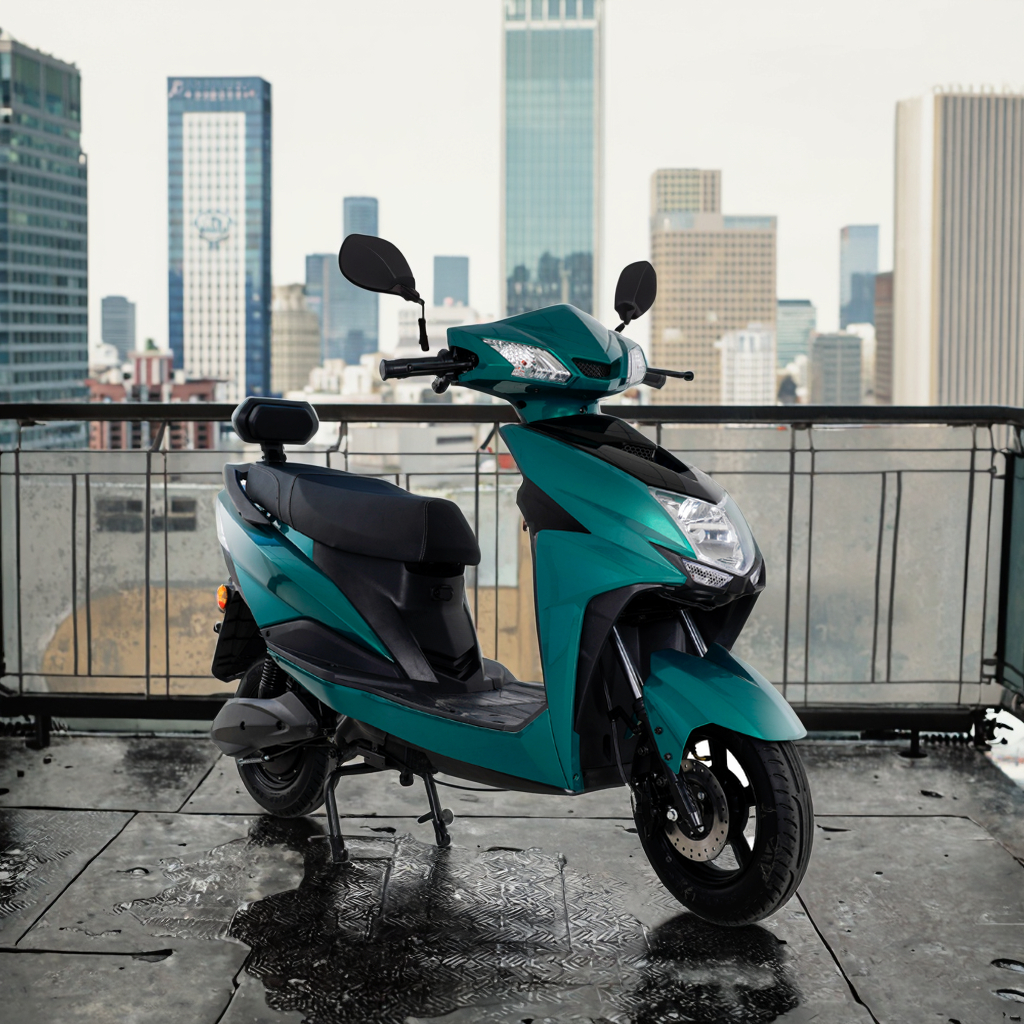 Электрический гоночный мотоцикл длиной 10 дюймов Городской пригородный автобус со светодиодными приборами Гидравлическая подвеска 48 / 60V 40 - 60 км / ч