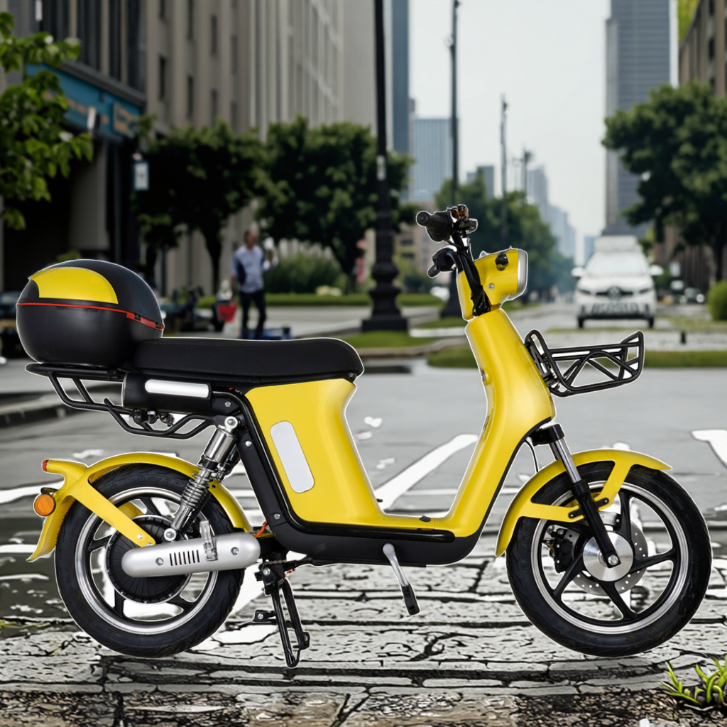 高稳定性800W电动摩托车，带液压悬架和增强舒适功能，适合城市道路