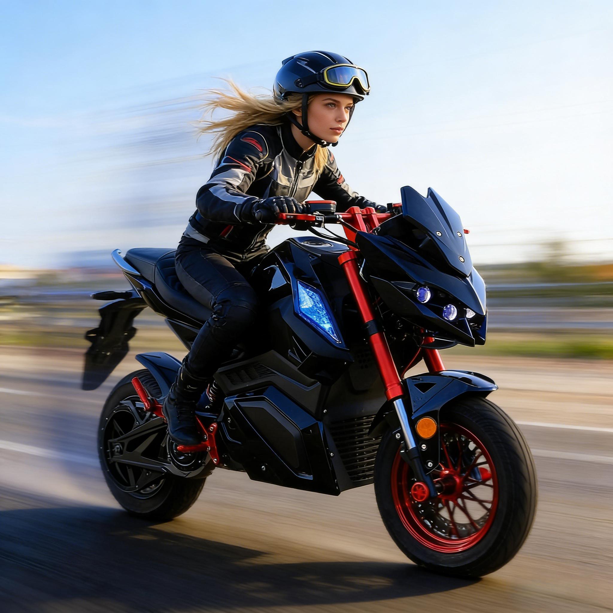 HAMA Высокоскоростной электрический мотоцикл 72V 80 км / ч 2000W / 3000W