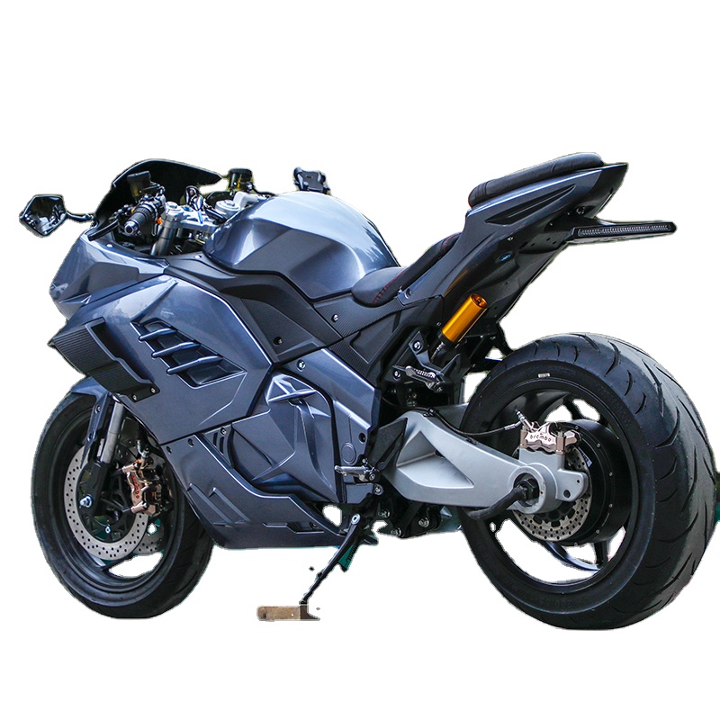 Высокоскоростной электромобиль мощностью 5000 Вт взрослый гоночный автомобиль 140 км / ч центральный цепной двигатель 72В электрический мотоцикл