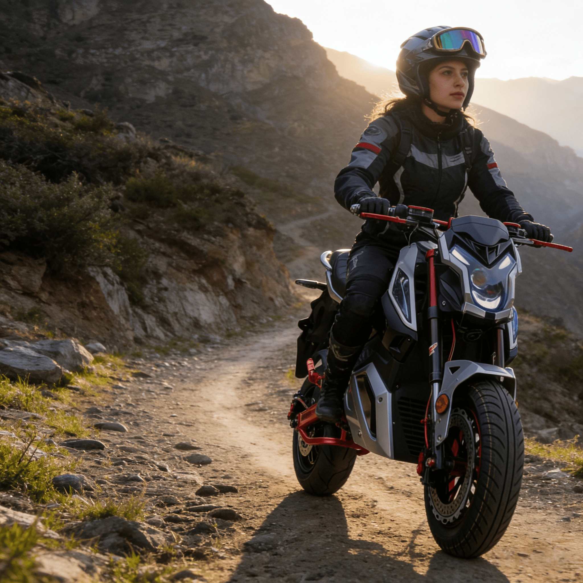 Электрический внедорожник 2000W 3000W Электрический мотоцикл 72V 80 км / ч Высокоскоростной внедорожник Электрический внедорожник