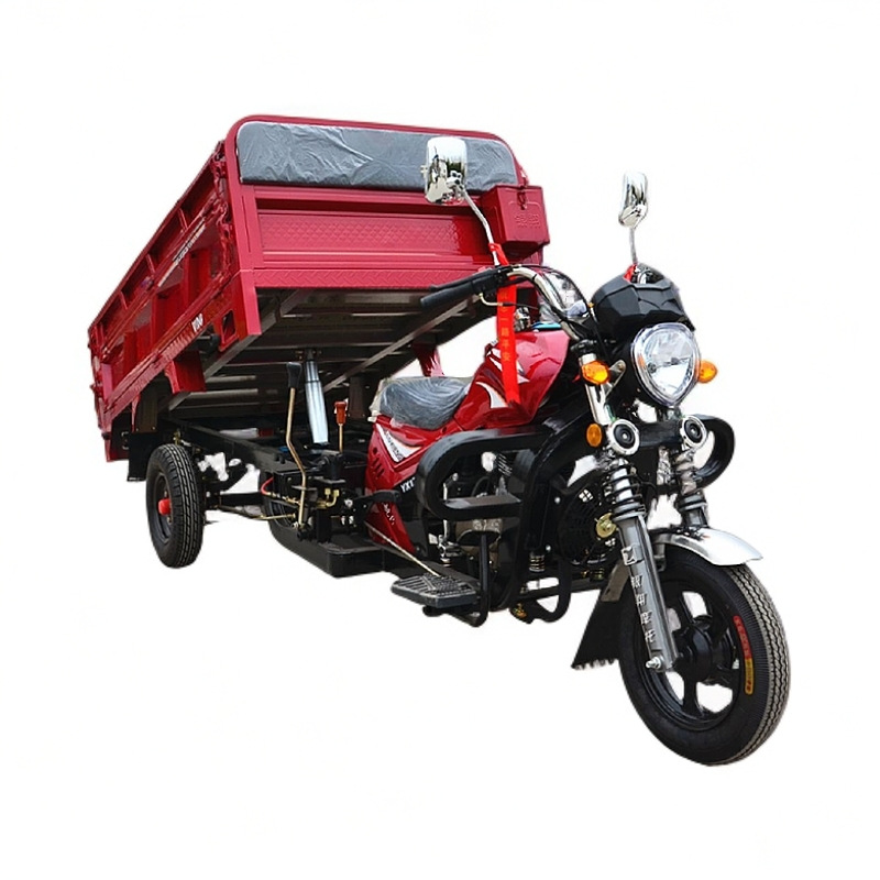 Домашний сельскохозяйственный садовый мотоцикл с саморазгрузкой Тяньваншань Тяньцзуншень топливный трехколесный