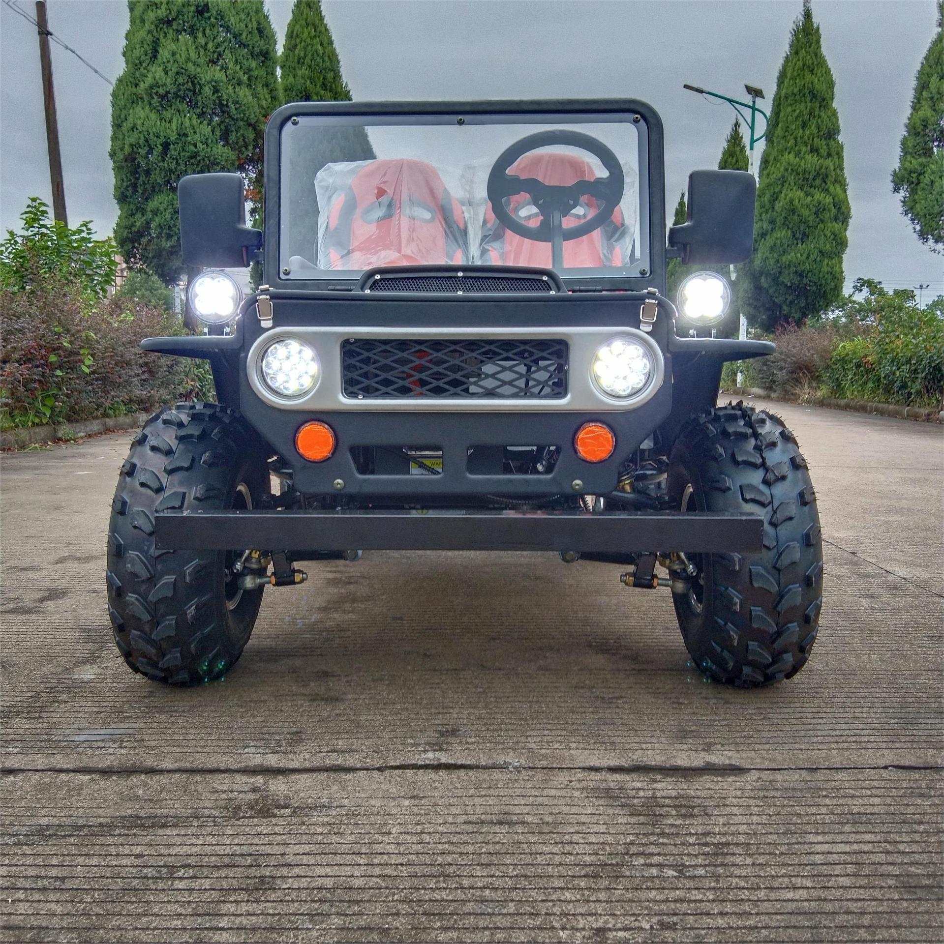 Топливный трехколесный мотоцикл Пляжный автомобиль Фермер Картинг Четырехколесный внедорожник