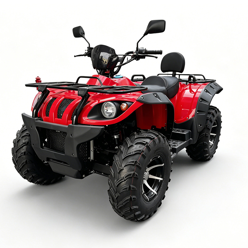 4X4 полноприводной 500cc Пляжный автомобиль Четырехколесный мотоцикл Двухместный полноприводный внедорожник с подвеской ATV