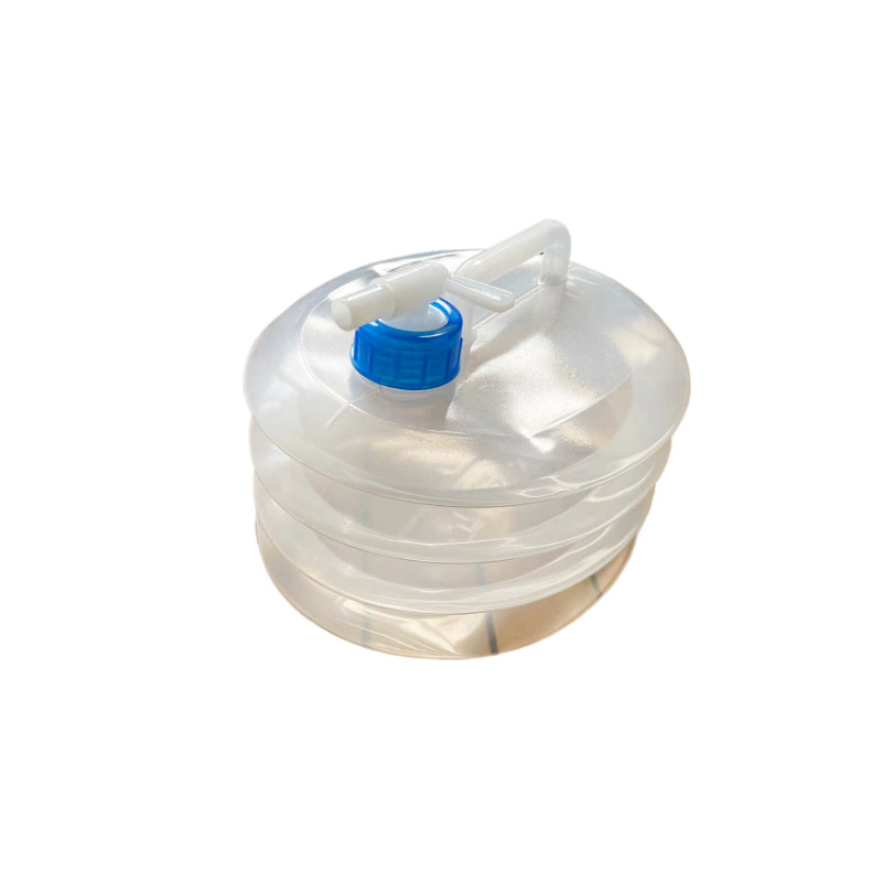 Складной барабан с краном большой вместимости - 5L с краном (синий)