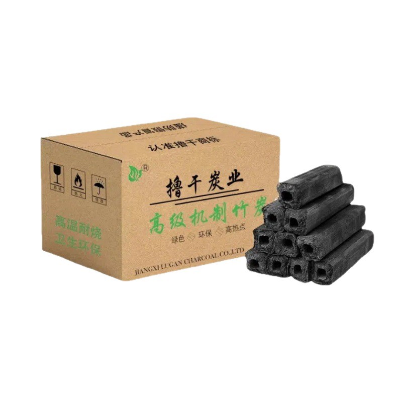 Бездымное барбекю Углеродный механизм бамбуковый уголь древесный уголь Коммерческая оптовая капля масла без пожара высокотемпературное жаростойкое барбекю специальный уголь - Класс I коммерческий без пожара высокотемпературный бамбуковый уголь 5 кг (пробная установка)