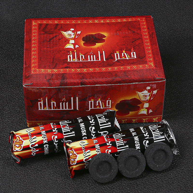 Быстро сжигаемый уголь - барбекю, древесный уголь, кальян, уголь, воспламеняющийся уголь, приготовленный чай, уголь - барбекю, уголь - барбекю, бездымный, теплая домашняя печь, легковоспламеняющийся уголь - Две коробки по 200 штук.