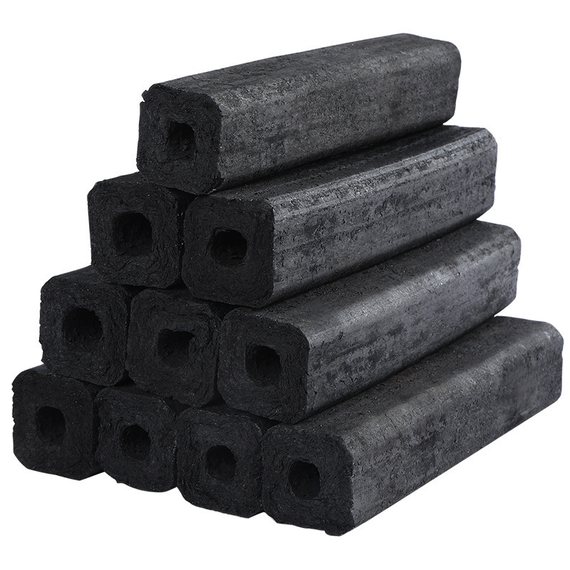 Цзыбо барбекю бездымный уголь барбекю уголь древесный уголь высокотемпературный жаростойкий бамбуковый уголь барбекю на открытом воздухе - Три килограмма без подарка