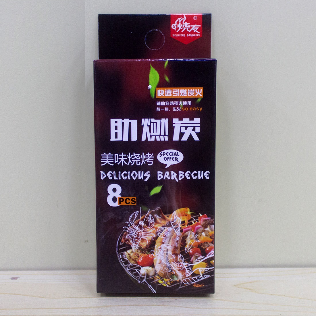 Горячие друзья SY - 3505 Барбекю с воспламеняющимся углем с воспламеняющимся угольным концентратом - Горячий YDS - 3504 Восемь гранул угля