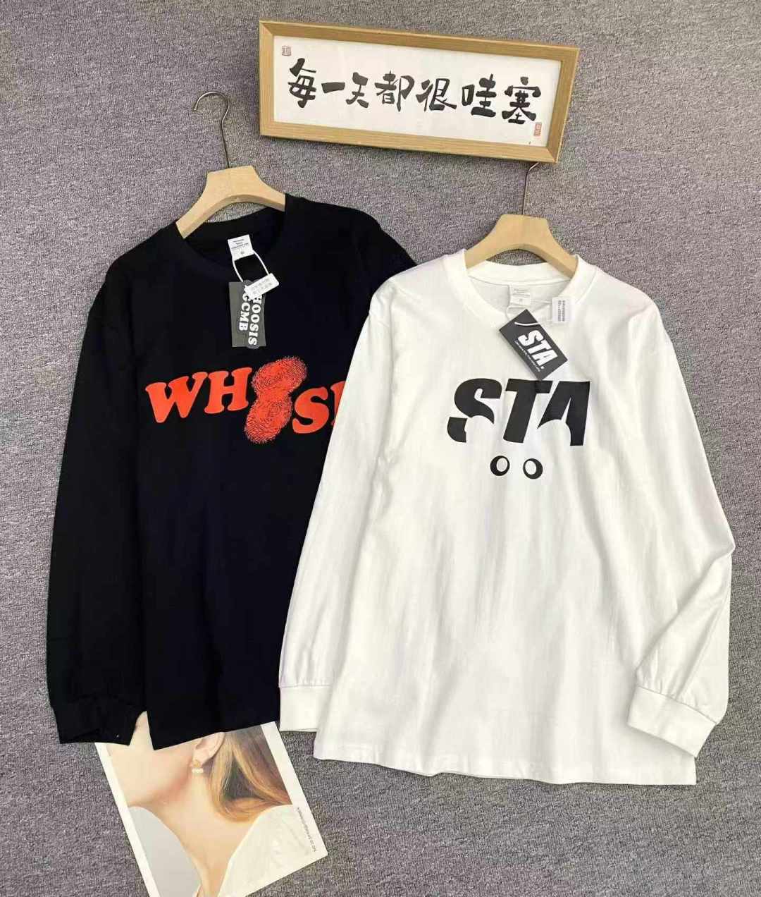 Чистый хлопчатобумажный прилив серии длинный рукав защитный костюм 260 шт. 9.8, задний воротник оболочки, качество в сущность, ткань удобная и воздухопроницаемая, узор много, кодовое число M - 3XL, отдельная упаковка с подвеской