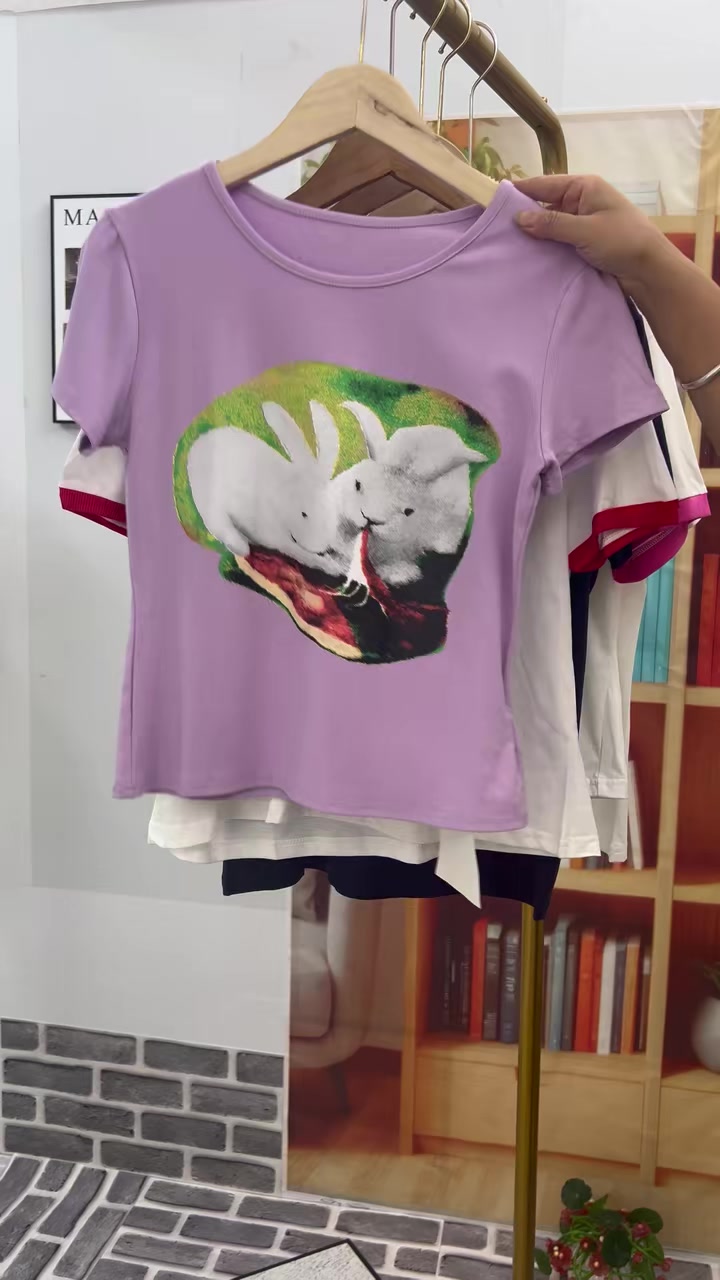 Полная очистка 4,8 юаней / шт. 350 чистых хлопчатобумажных маленьких коротких рукавов, видео, независимая упаковка, кодовое число S - XL