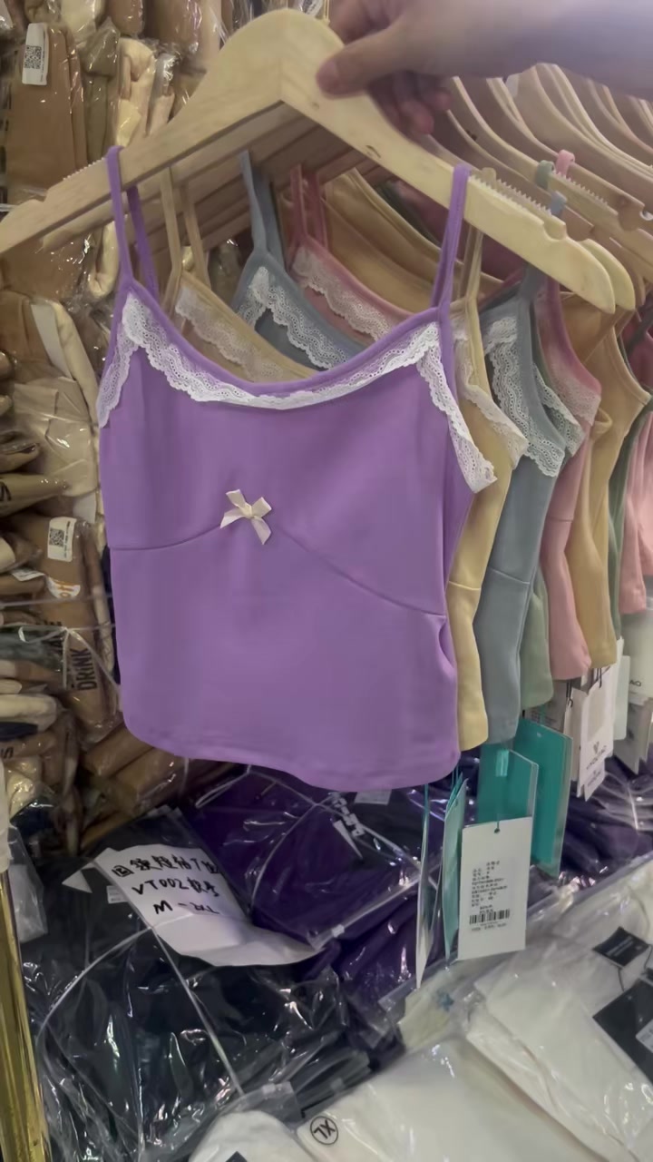 Полная очистка 5,8 юаней / очистка около 300 брендов сладкий и острый ветер тяжелая технология завивка жилет женского подвесного пояса, различные разноцветные многофигурные, однородный код, ткань резьбовой хлопок и чистый хлопок