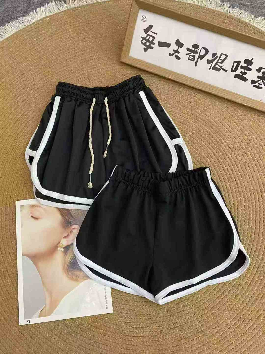 Отдых спортивные шорты с широкими ногами 988 шт. 5.8, растянутая талия, изображение 4 целых, кодовое число S - 3XL, независимая упаковка, модельная карта только для справки