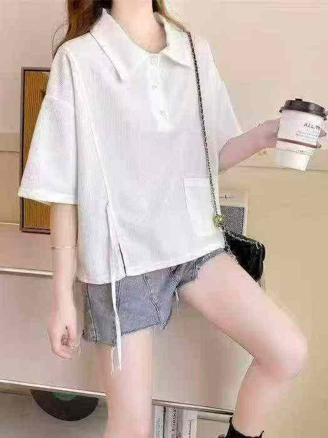 Красивая горячая девчонка с воротником пиджак, чистка 6.8. A - 14 Количество M - 2XL, количество кода около 380, все независимые упаковки, один цвет 2, качество физического магазина, дизайн корейского колледжа ветра