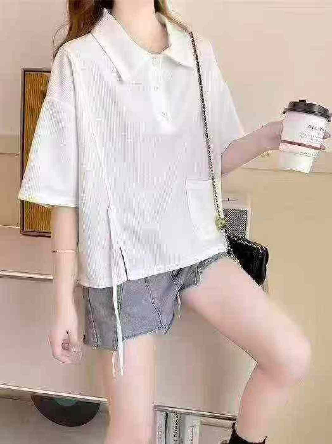 Красивая горячая девчонка с воротником пиджак, чистка 6.8. A - 14 Количество M - 2XL, количество кода около 380, все независимые упаковки, один цвет 2, качество физического магазина, дизайн корейского колледжа ветра