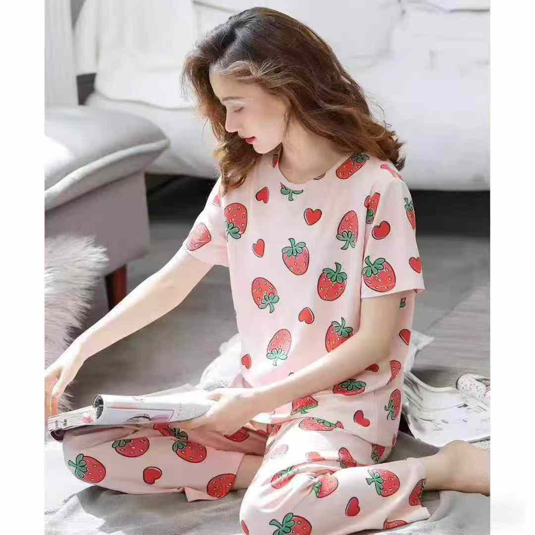 Внешнеторговый женский домашний костюм, 6.8 B88 - G078, кодовое число S 15XL, количество около 210 комплектов, небольшой полный набор, то есть изображение 6, высокая эластичность, все независимые упаковки