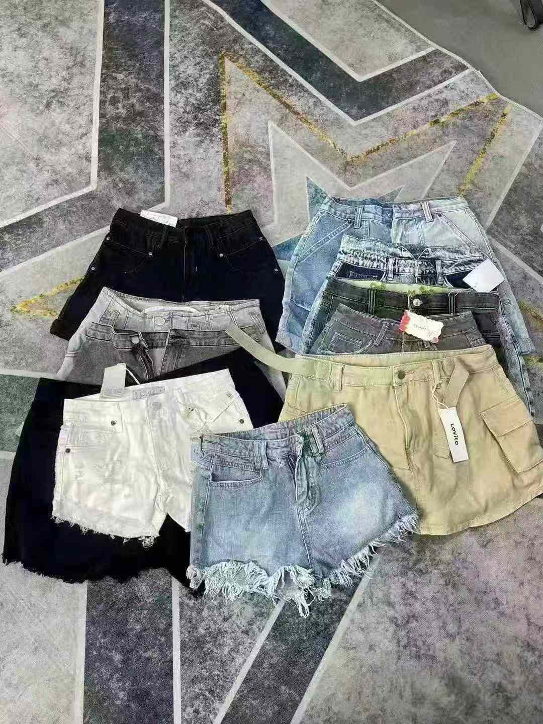 [солнце] 6,8 юаней за 2480 женских джинсов и шорт! От S до 3XL! Много стилей! Сто штук за 7,8 доллара! Все независимые упаковки