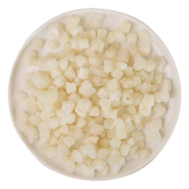 速冻马蹄粒8*8规格润绿厂家直供饺子肉馅配料马蹄丁酒店餐饮连锁 - 马蹄丁1kg袋装