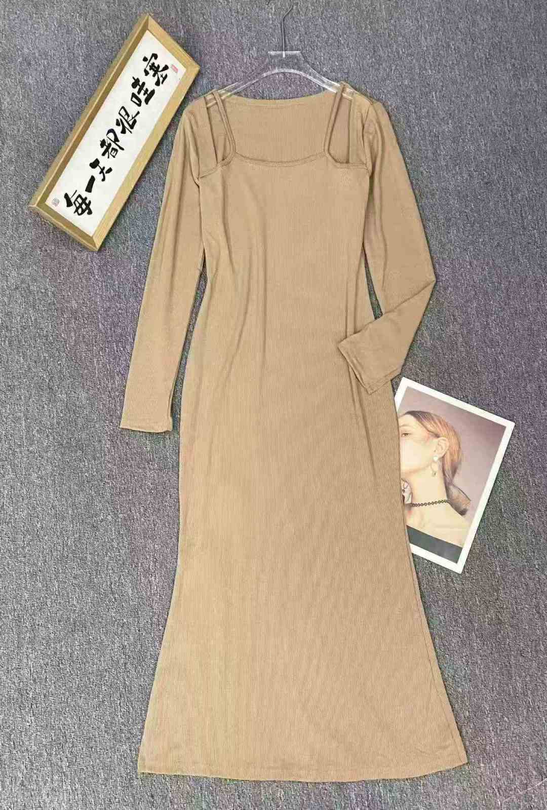 Чистое желание платье с длинными рукавами 90 шт. 7.8, ткань удобная, эластичная, кодовое число M - 2XL, отдельная упаковка - M