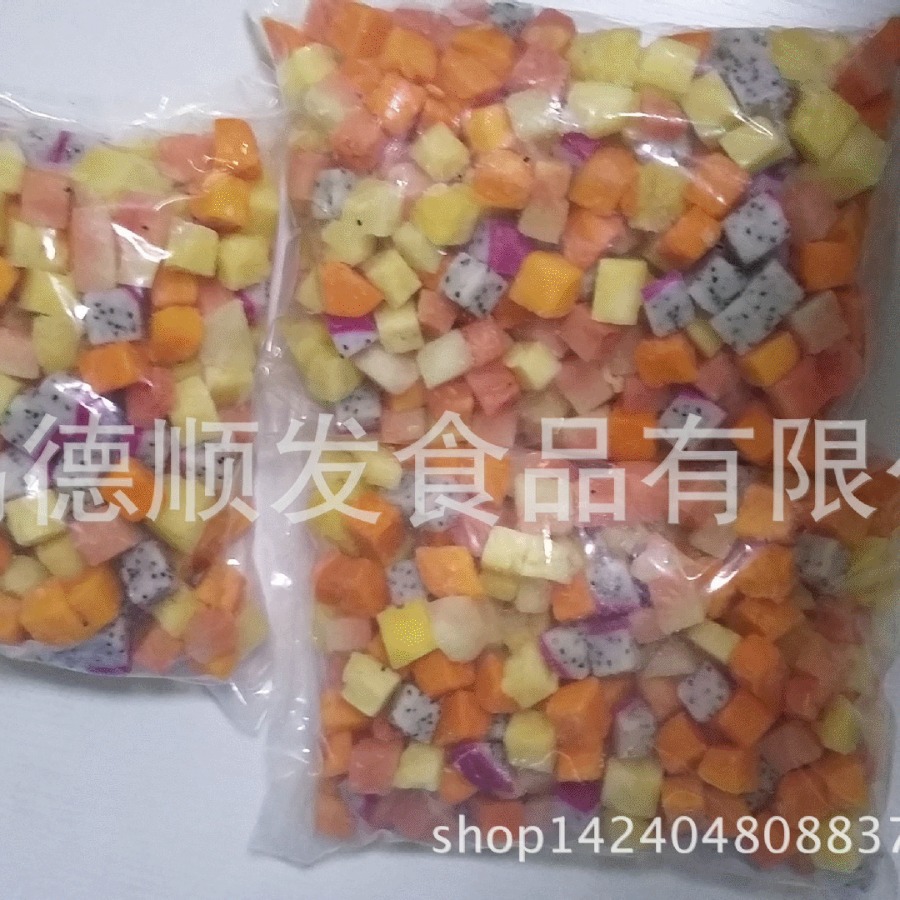 Замороженные сорта фруктов Производитель замороженных фруктов Скорость оптовой продажи 4 смеси фруктов - 10 кг / контейнер