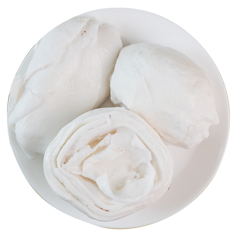 Вся тайская мякоть из кокосовых орехов 2 кг, коммерческий кокосовый орех, свежий шелух, целая столовая, молочный чай, суп, кокосовая курица. - Замороженное тайское кокосовое мясо в 4 - фунтовом пакетике