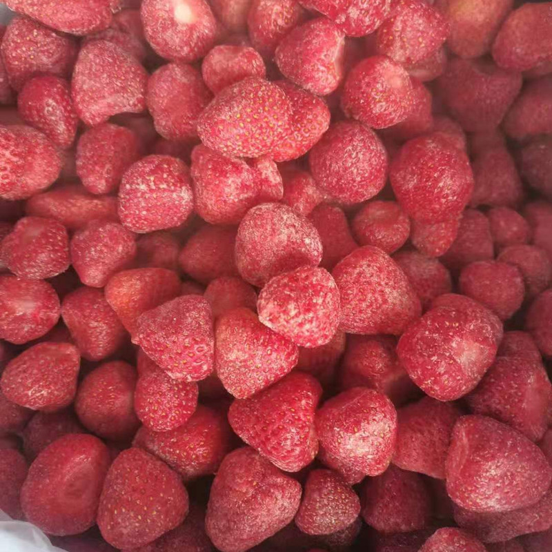 Замороженная клубника спот, свежезамороженная красная клубника, коммерческие десерты, холодные напитки, чайная лавка, замороженная клубника. - Красное лицо