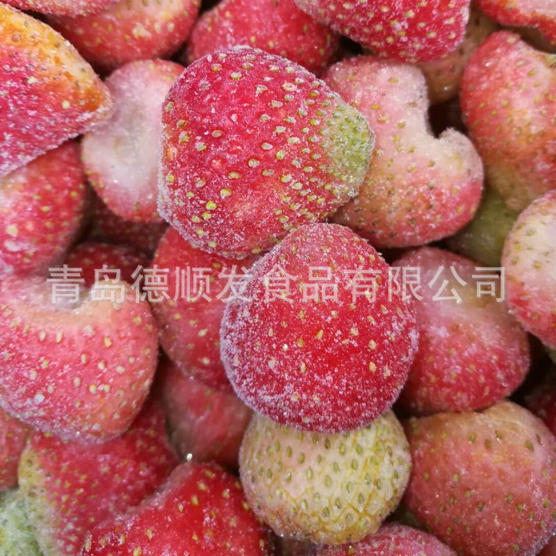 1 тонна быстрозамороженного голубого белоголового клубничного джема сырая замороженная клубника замороженные фрукты производитель оптом - россыпь