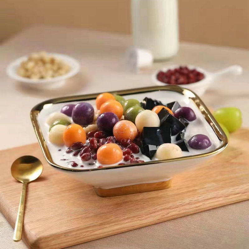 Таро 500 г замороженного трехцветного смешанного вкуса таро ручной работы - 500g