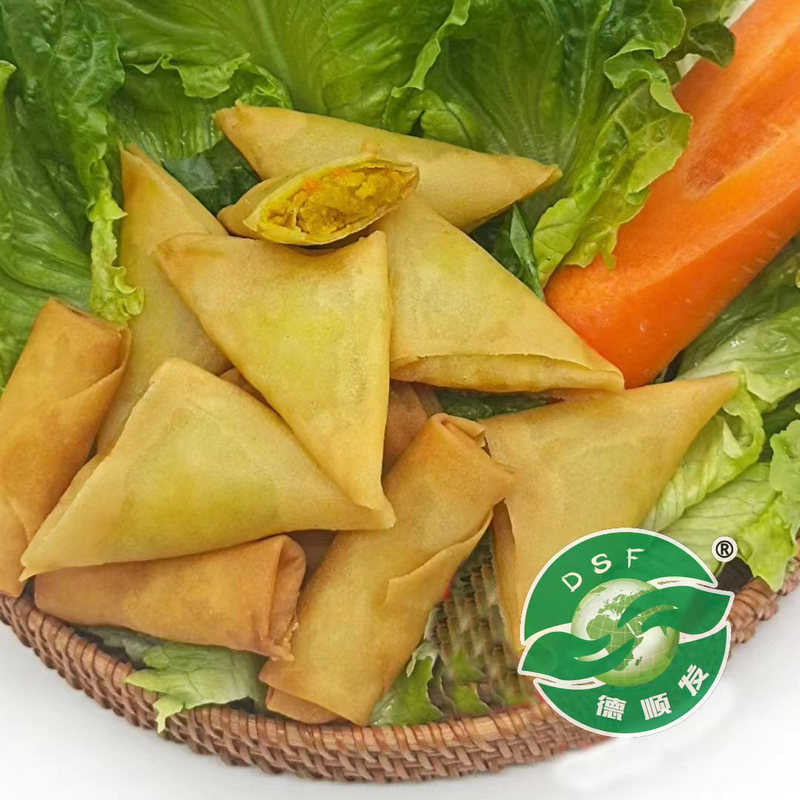 Вегетарианские рулеты, полуфабрикаты, завтрак, ранний чай, жареные закуски, закуски, быстро замороженные, хрустящие рулеты, оптовая торговля. - Весенний рулет начинка 17,5 г * 60 * 12 мешков / ящиков