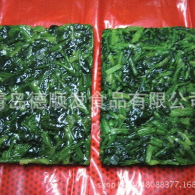 Замороженный шпинат измельченный 10 * 10 мм / замороженные овощи шпинат сегмент 3 - 5 см / замороженные продукты - 10 кг / ящик