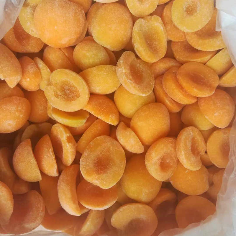 Замороженные фрукты, очищенные от кожуры, горячие золотые солнечные абрикосовые лепестки 10 кг коммерческих фруктов, когда сезонные абрикосовые лепестки золотые солнечные - Очистить кожу от золотого солнца