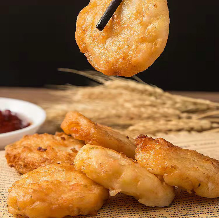 Канто варят ингредиенты креветки оптовые магазины коммерческие рыбные фрикадельки шашлыки жареные фрикадельки коммерческие горячие - 35 г / мешок