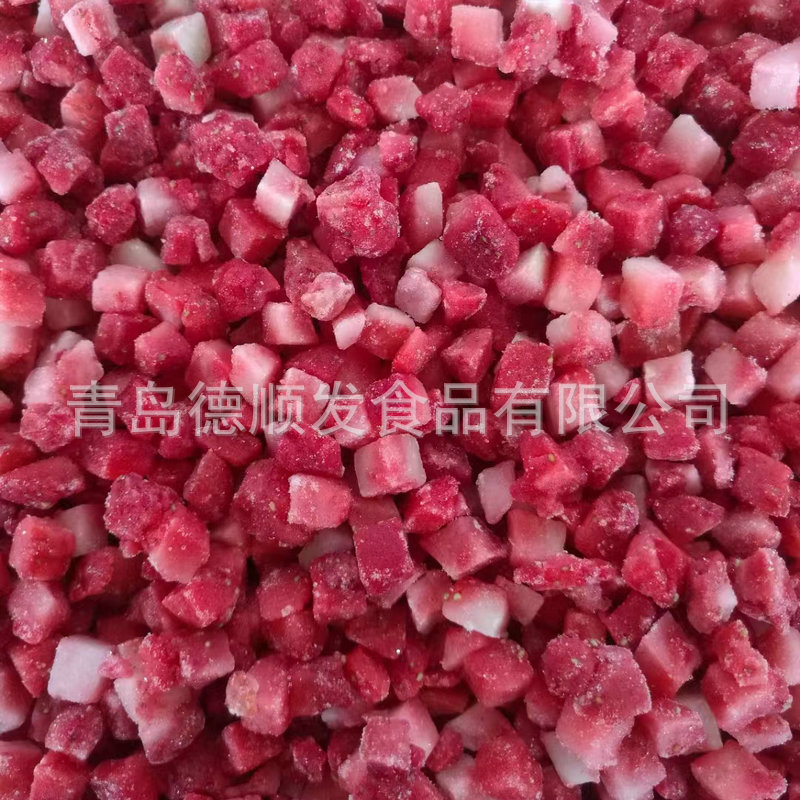 10 кг быстрозамороженной клубники с быстрозамороженной клубникой - Замороженная клубника 6 * 6 мм