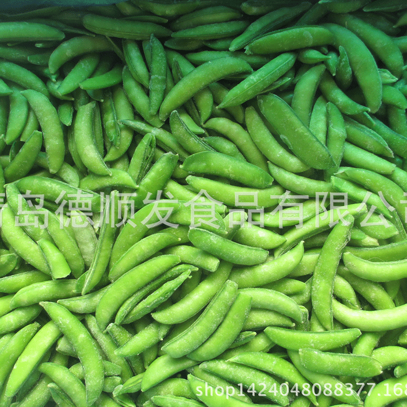 Замороженный сладкий горох, замороженный горох, стручки, замороженные овощи - 10 кг / ящик